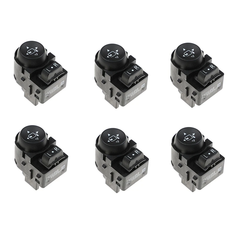 

6X New Power Mirror Black Control Button Switch Fits For Opel Astra 23301469