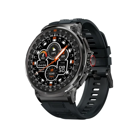 Смарт-часы V69 мужские спортивные с поддержкой Bluetooth и пульсометром, 1,85 дюйма, 710 мАч