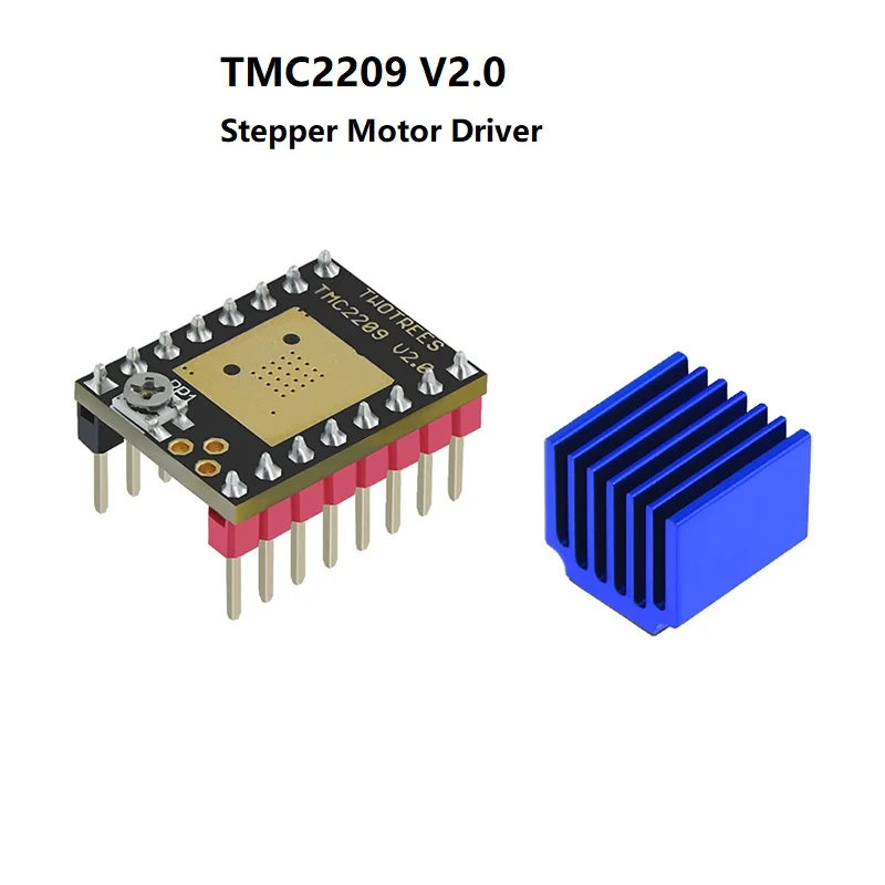 

1/5Pcs TMC2209 V2.0 Stepper Motor Driver StepStick 2.5A UART ultra silent For SKR V1.3 E3D MKS Robin Nano