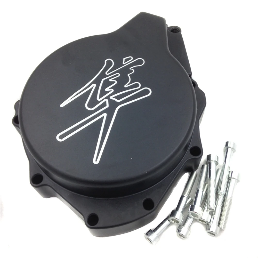 Free Shipping Crankcase For Suzuki Hayabusa GSXR1300 1999-2019 Engine Stator Cover BLACK Left Side Aftermarket Motorcycle Parts |
