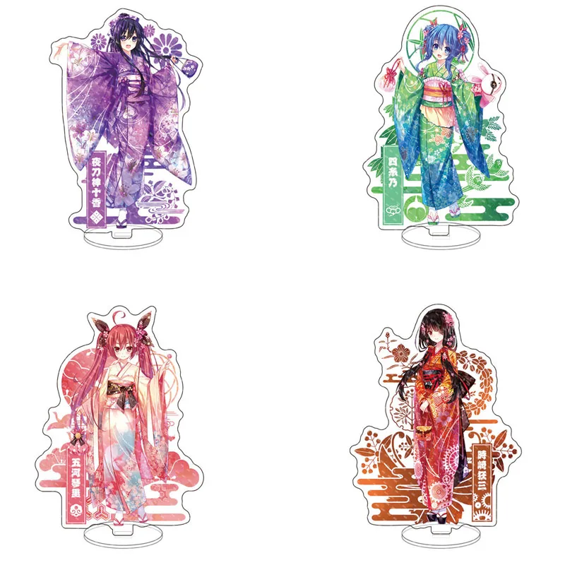 

Экшн-фигурки Kawaii Anime Date A Live акриловая модель на подставке Tobiichi Origami Котори ицука Yatogami Tenka Настольная плита, игрушки, 1 шт.
