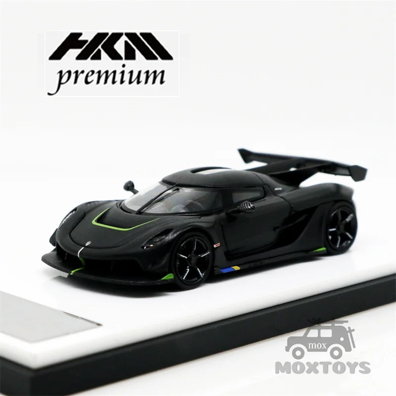 

HKM 1:64 Koenigseg Jesko supercar матовая черная литая модель автомобиля