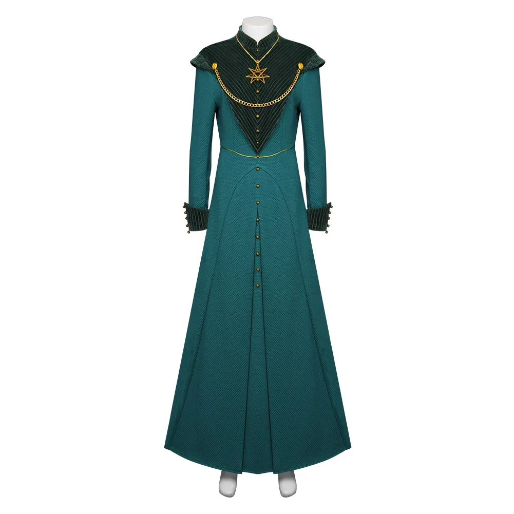 

Dragon Alicent cos Hightower Cosplay Costume Dress Outfits Halloween Carnival Suit