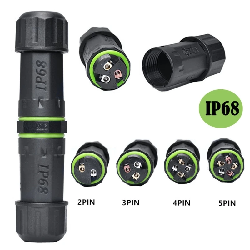 Водонепроницаемый кабель IP68 2Pin 3Pin 4Pin 5Pin 400V 17 5A