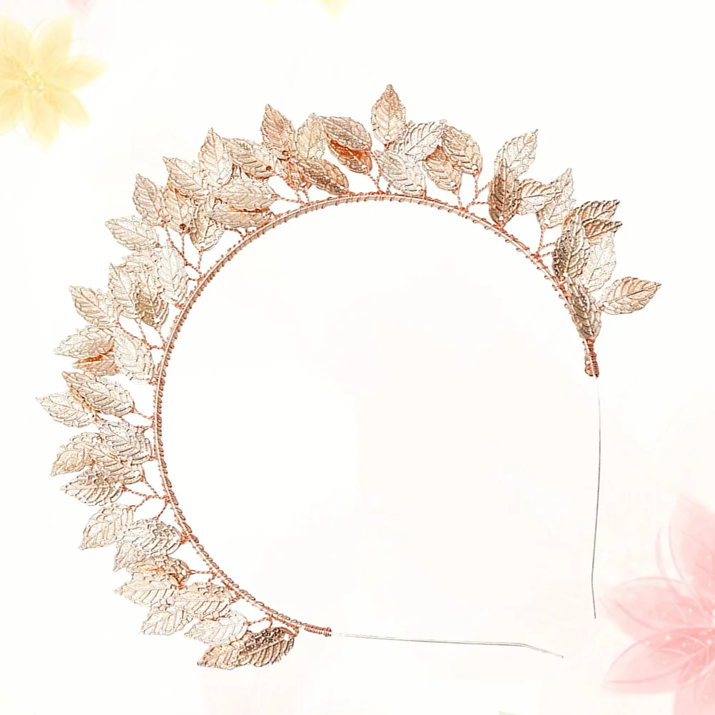 

Leaf Headband Roman Goddess Hair Band Golden Leaves Tiara Headband Wedding Headpiece Headdress Bridal Hair Accessories for