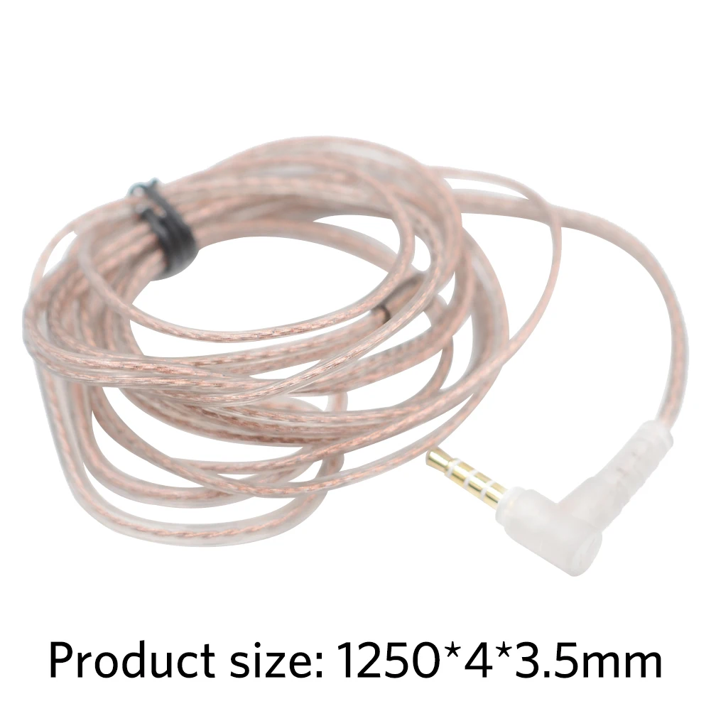 

Новый высокочистый медный твист-кабель для наушников KZ/CCA ZST ZSR, шнур, гарнитура с микрофоном, проводные наушники, аксессуары для наушников