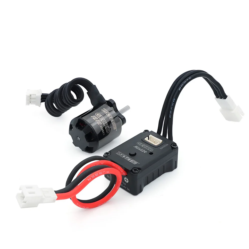Фото ROCKET-RC GECKO MINI24 ESC 1212, бесщеточный двигатель 6,0 В/7,4 В/8,4 В для радиоуправляемого автомобиля 1/16 1/18 1/24 №3
