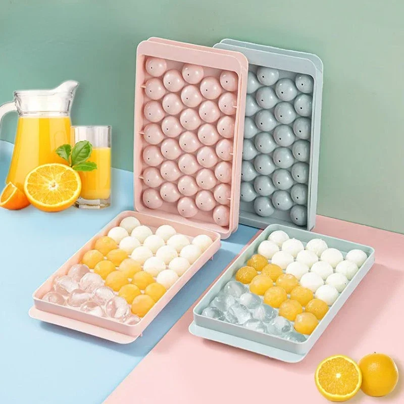 

Ice Boll Hockey PP Mold Frozen Whiskey Ball Popsicle Ice Cube Tray Box Lollipop Making Gifts Kitchen Tools Accessories icecream