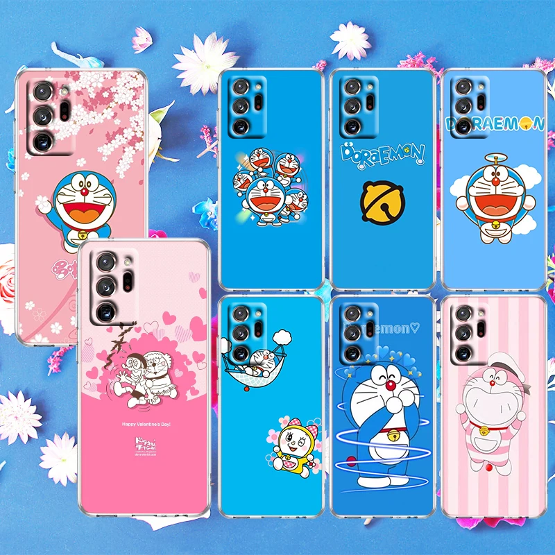 

Doraemon Cartoon animation For Samsung S21 Plus S20 FE A52 A12 5G A8 A7 A6 A5 j4 j5 j6 j7 j8 2018 2017 Transparent Phone Case