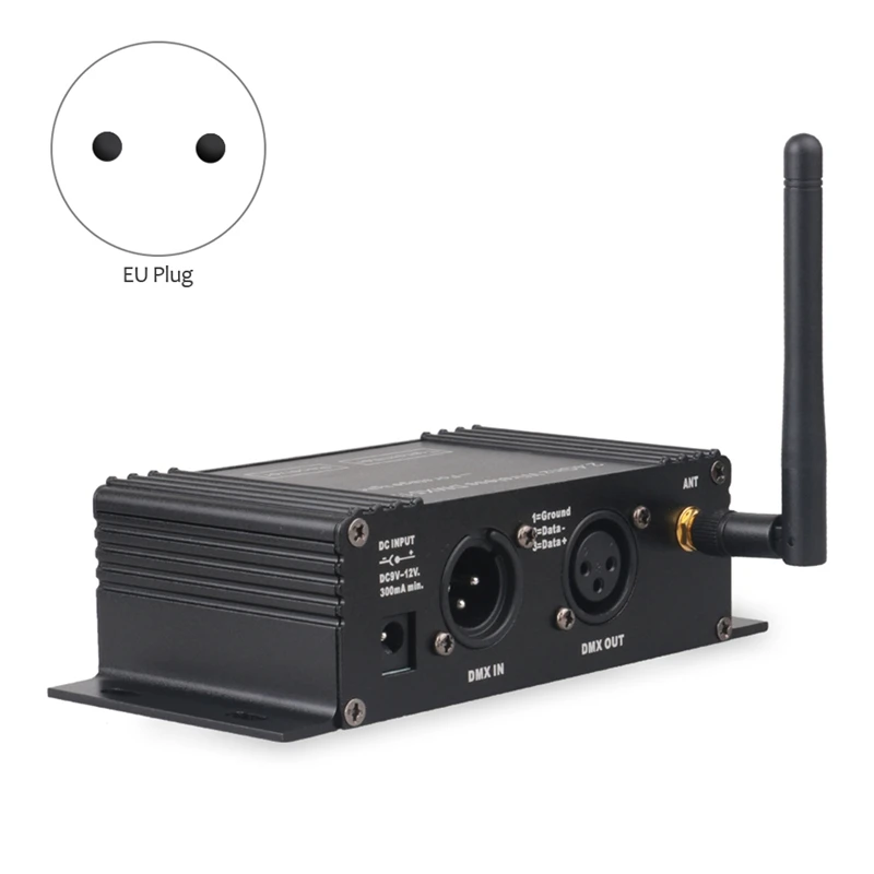 

DMX 512 Wireless Controller Receiver Transmitter LCD Display Power Adjustable For Disco DJ Party Stage Bar Light