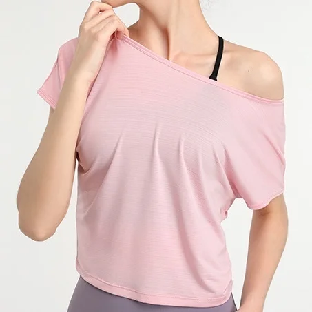 

yoga Top Fashion Short Sleeve Sports Top Quick Drying Casual T-shirt Yd05 Yy