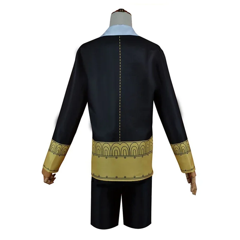 Аниме Семья Дамиан Десмонд Косплей Костюм Мужской Плащ Парик Ученый Накидка