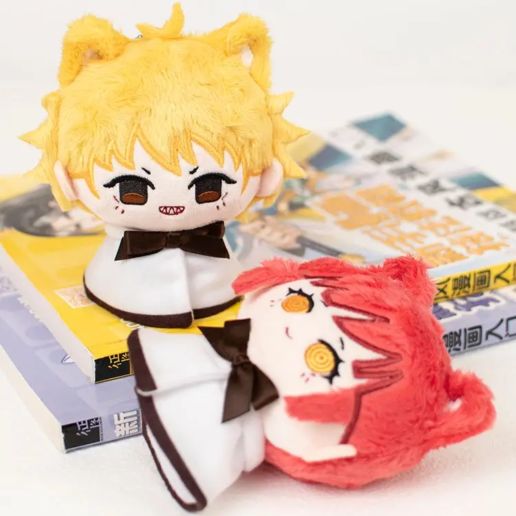 

Аниме бензопила Denji Makima косплей милые 12 см плюшевые куклы подвесной брелок для ключей брелок игрушки подарок