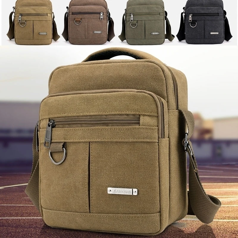 

Fashion Mens Messenger Handbag Bag Bag New Canvas Shoulder Casual Bag
