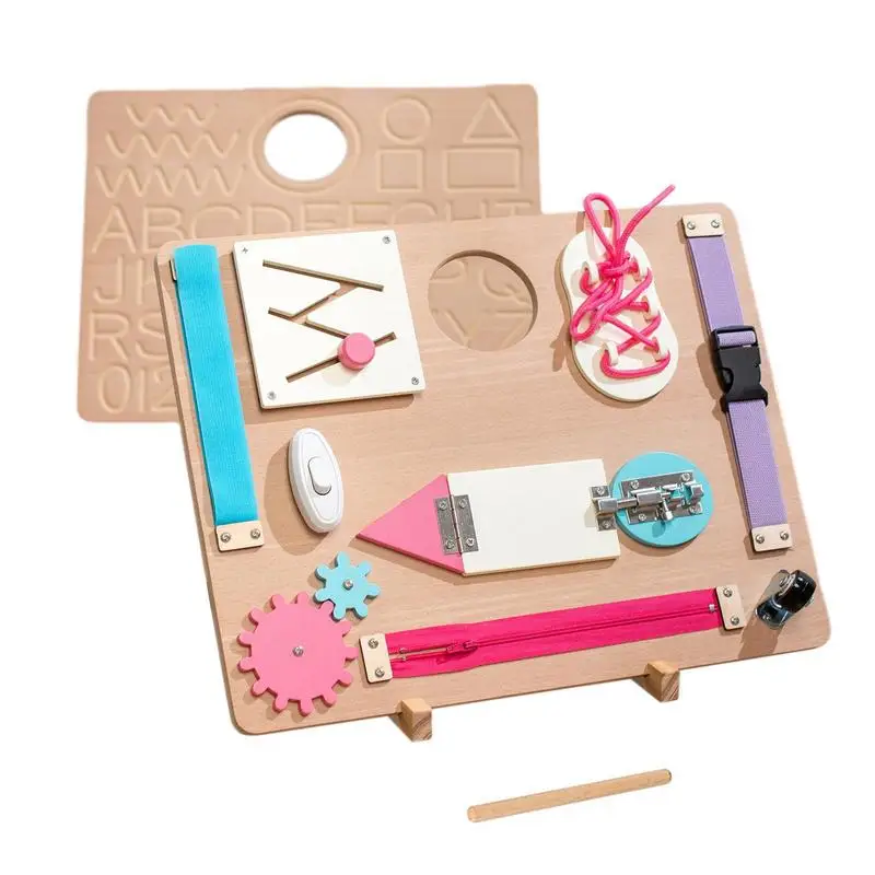 

Activity Board Toy Early Educational Toys For Toddlers Educational Travel Toys For Fine Motor Skill Development Christmas Gift