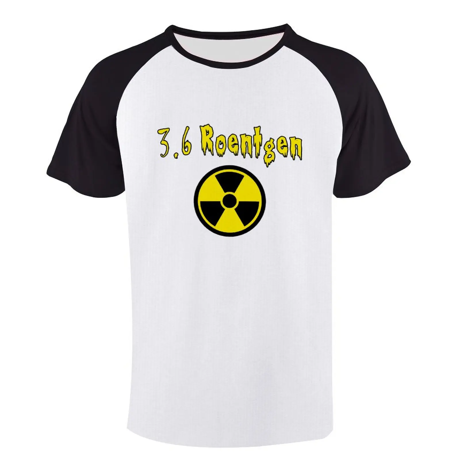 

T-shirts 3.6 Roentgen Chernobyl Short Sleeve Raglan Shoulders Motion Graphic Cool Leisure USA Size top Quality