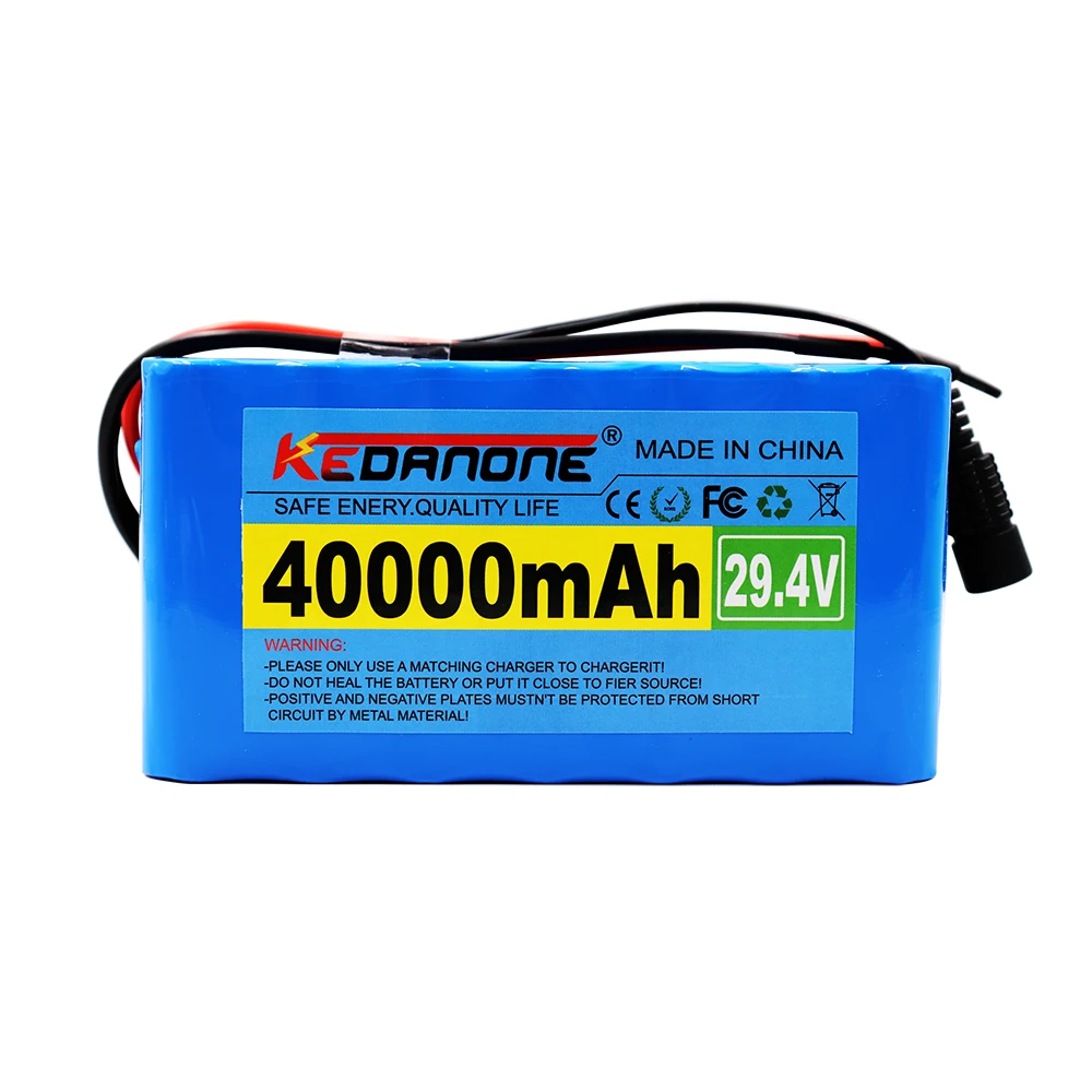 

Li-ion Battery pack29.4V 40Ah 7s3p 18650 Lithium for Electric Bicycle,Moped, Wheelchair