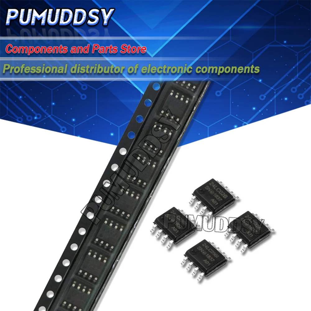10 шт. 24LC256-I/SN smd 24LC256-I sop8 24LC256 SOP-8 24LC256I