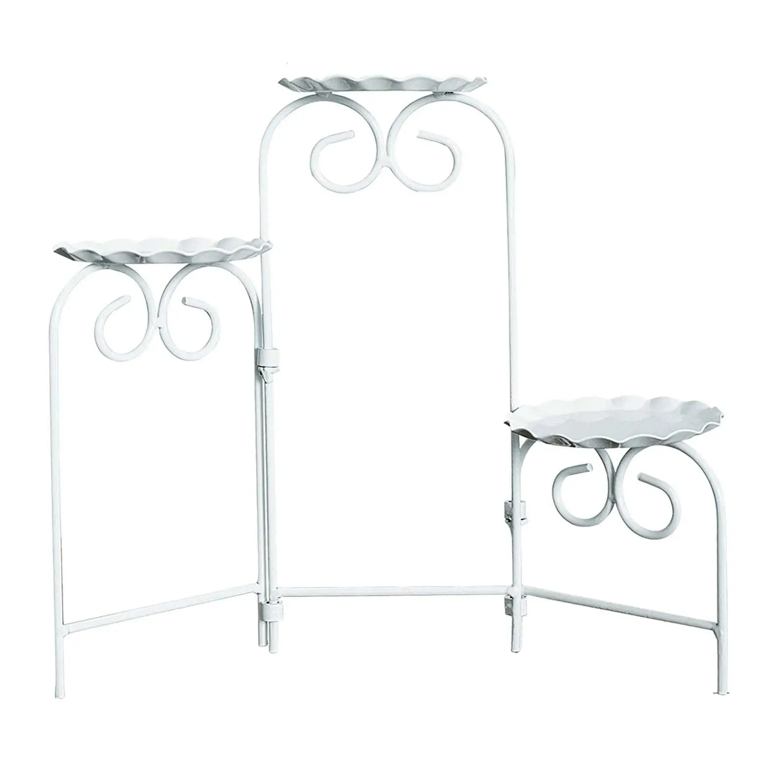 

Cupcakes Tower Stand 3 Tier Tea Party Serving Platter Iron Table Decoration for Housewarming Birthday Commercial Wedding Parties