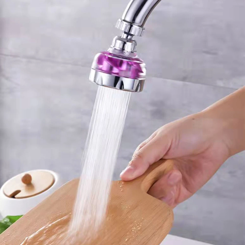 

Universal Rotatable Faucet Sprayer Splashproof Water Saving Faucet Tap Head Nozzle Tap Aerator for Kitchen Bathroom