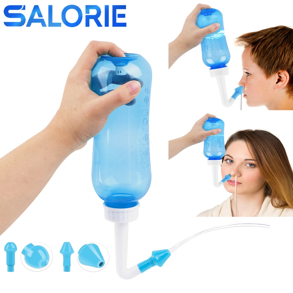 

Adults Children's Neti Pot Nose Cleaner Nasal Irrigator Medical Allergic Rhinitis Sinusitis Runny Nose Washer Sinus Cleaning