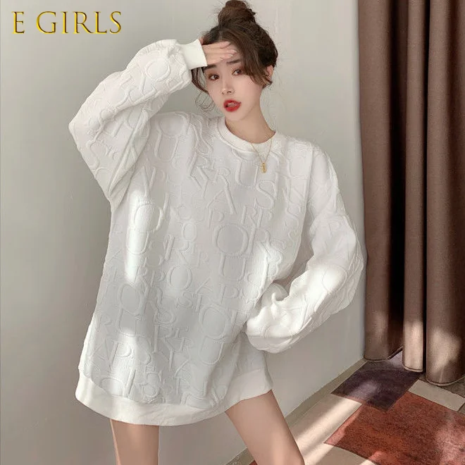

Sweatshirts Women Letter Tender Spring Ins Harajuku Couple Korean College Student Long Street Style All-match Stylish Unisex New