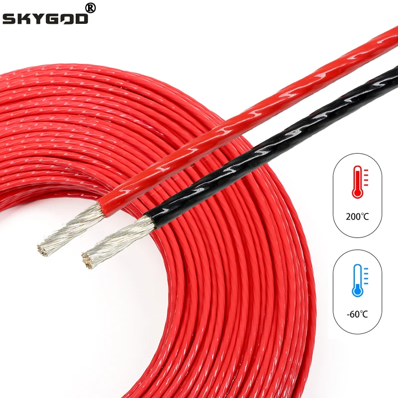Фото 1 ~ 100 м PTFE посеребренный электронный провод FEP с изоляцией высокой чистоты OFC DIY аудио динамик наушники HiFi сигнальный медный кабель №1