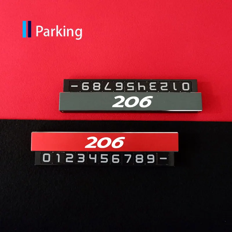 

Hidden Parking Card For Peugeot 206 Temporary Parking Number Card For Peugeot 106 206 207 301 307 308 406 407 408 508 4008 5008