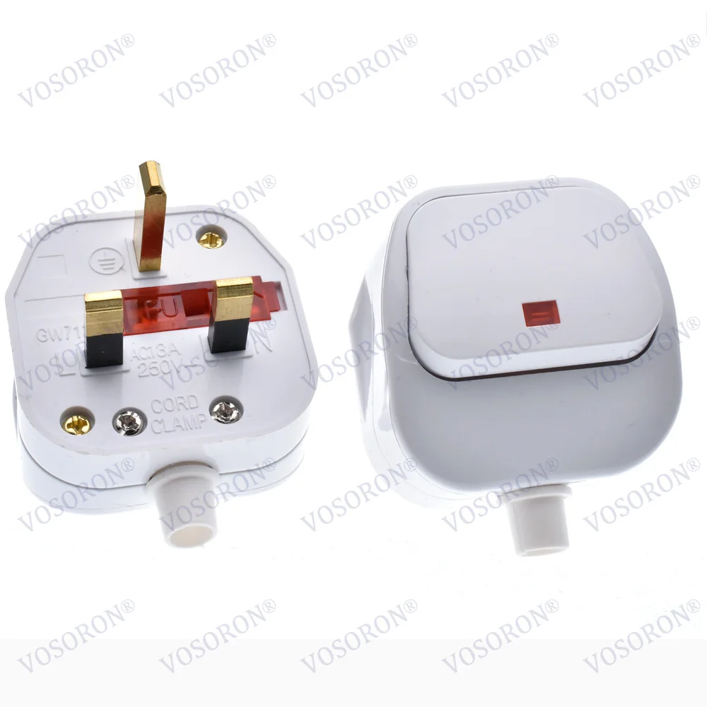 Верхняя вилка 13A BS 3-контактный тип G Англия Саудовская Аравия Дубай Сингапур - Цена: 161