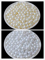 ivorywhite no hole wrinkle beads imitation pearl beads 3 12mm loose beads for jewelry making diy decoration nail art crafts