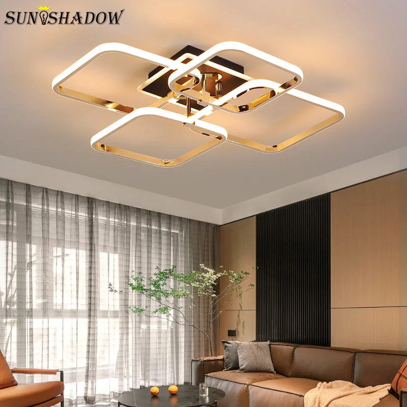 Modern Led Ceiling Light 110v 220v Decoration Chandelier Ceiling Lamp Home Lighting for Living room Dining room Kitchen Bedroom