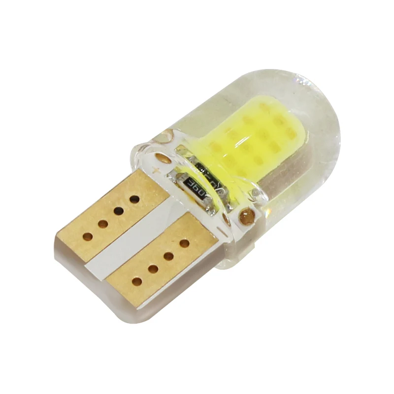 1 шт. 4 чипы COB светильник Автомобильный светодиодный W5W T10 194 168 4SMD для парковки Клин