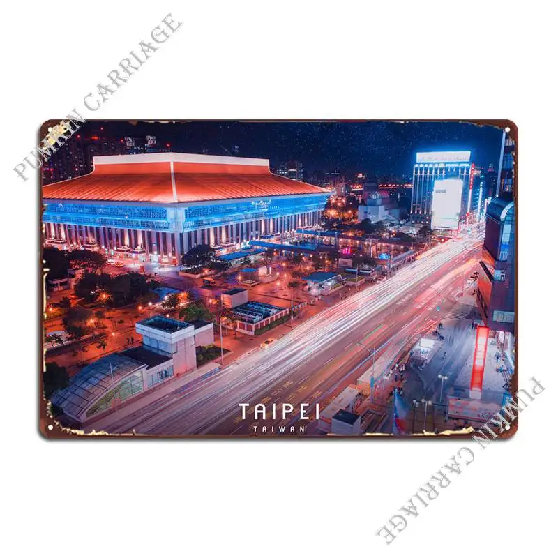 Металлический знак в Тайбэе, домашняя фотография, пещера, паб, дизайн, оловянный знак, плакат