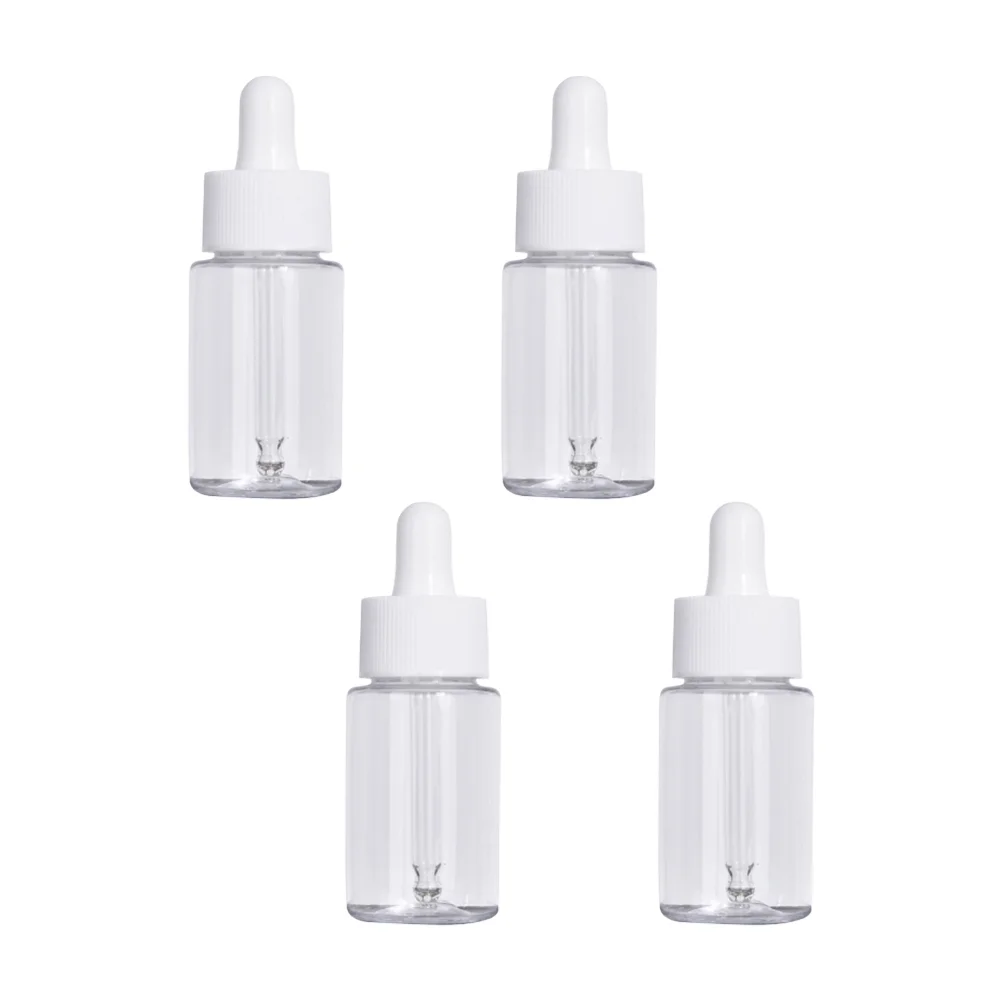 

4pcs Clear Dropper Bottles Eye Dropper Bottles Dropper Bottles Refillable Essential Oil Bottles with Glass Droppers 20ml