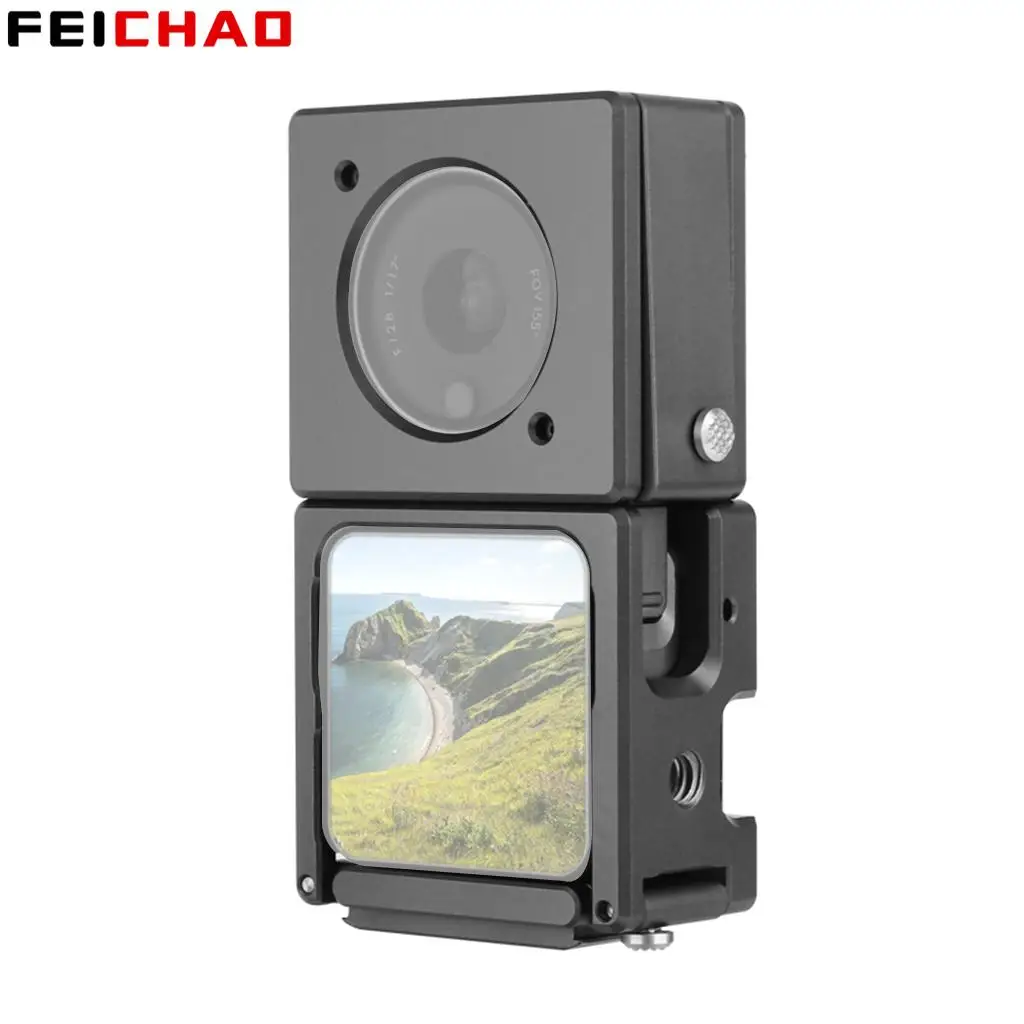 

Action2 Aluminum Alloy Camera Cage Protective Frame Shell Housing Case 1/4 Screw Hole For DJI Action 2 Sports Camera Accessories