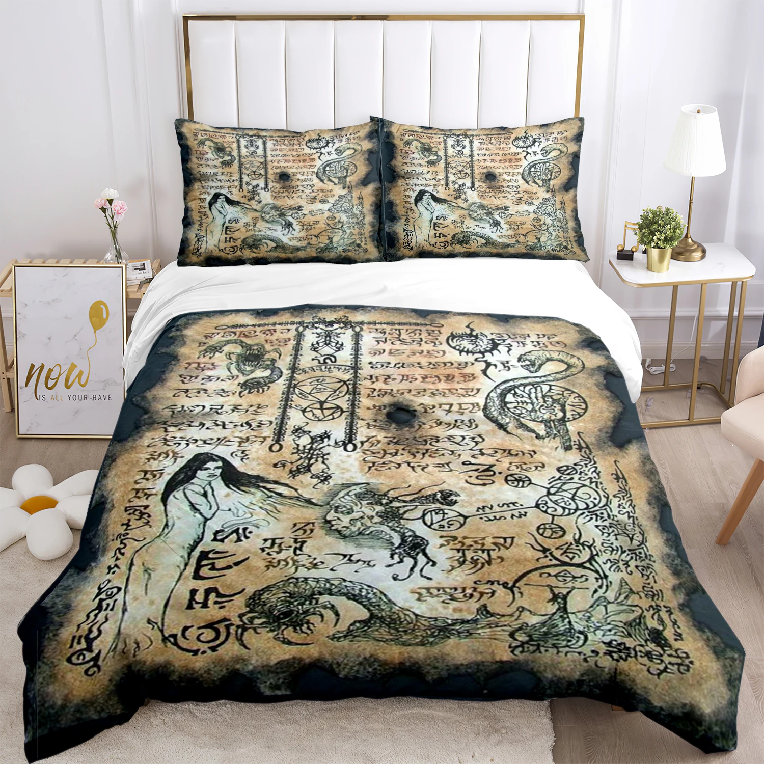 

Cthulhu Digital Print Polyester Bedding Sets Child Kids Covers Boys Bed Linen Set for Teens king size bedding set cover