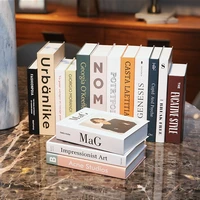 nordic style fake books for decoration coffee table remote control storage box bookshelf ornaments book decorations for home