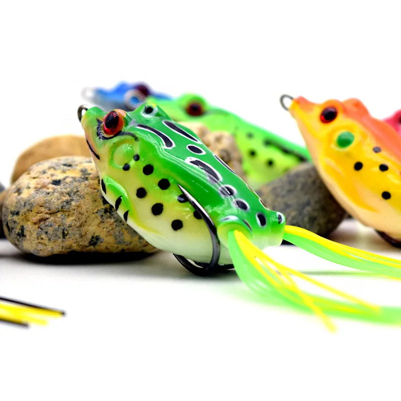 

Искусственная рыболовная приманка в виде лягушки с 3D глазами