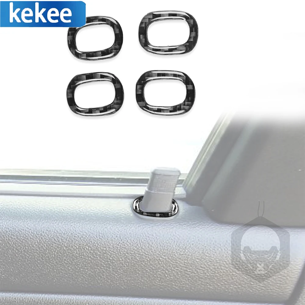 Для Chevrolet Impala 2006-2013 Настоящее углеродное волокно Автомобильный Дверной Болт