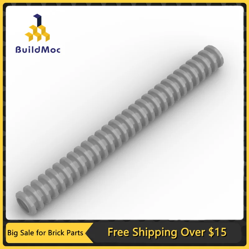 10 шт., детали MOC 78c09, шланг ребристый 7 мм D. Детский конструктор «сделай сам», 9 л