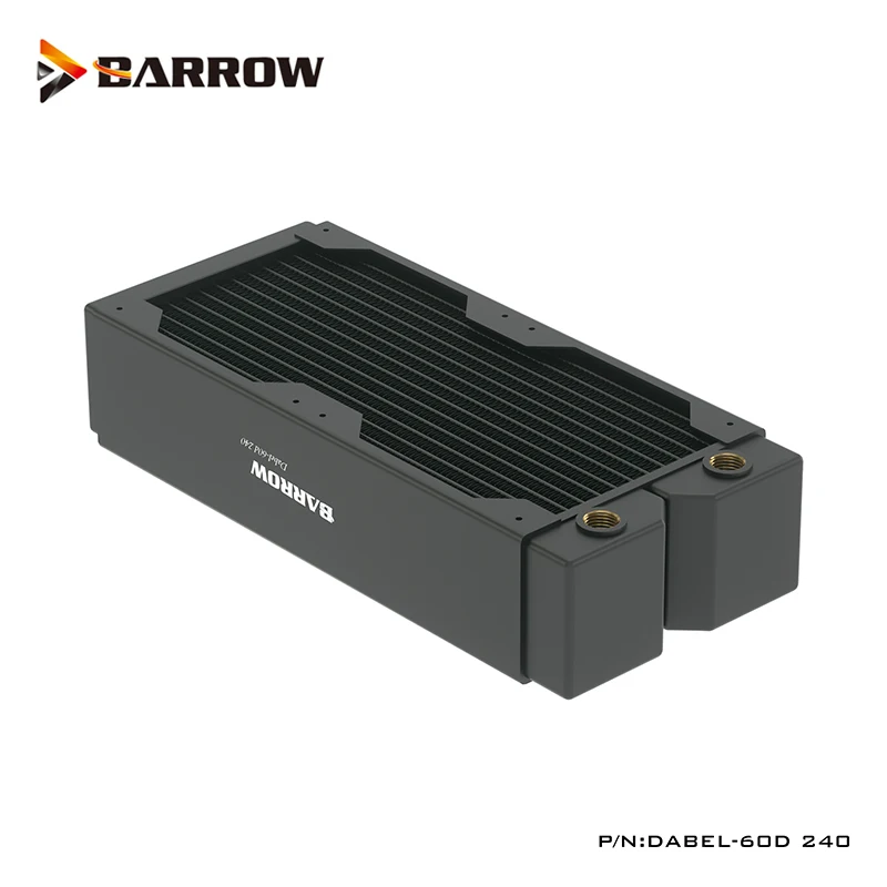 Двойной медный радиатор Barrow 2X120 мм толщиной 60 240 для компьютера петля водяного