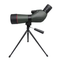 newest waterproof 16 48x65 spotting scope monocular with tripod carry bag and smartphone adapter bak4 angled telescope