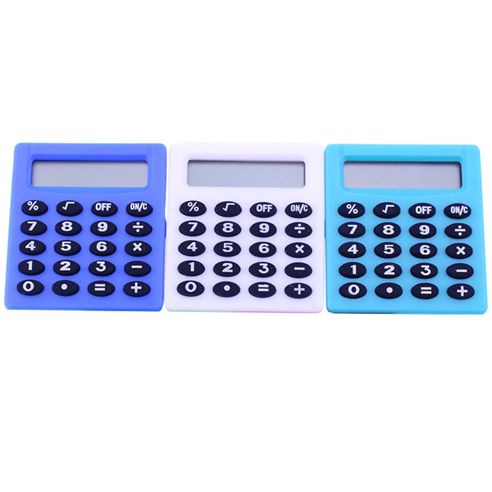

3 Pcs Mini Students Learning Caculator Portable Calculating Tool