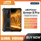 Ulefone Armor 8 Pro прочный мобильный телефон 6 ГБ 128 ГБ Android 11 смартфон IP68 водонепроницаемый телефон Helio P60 Восьмиядерный 5580 мАч NFC