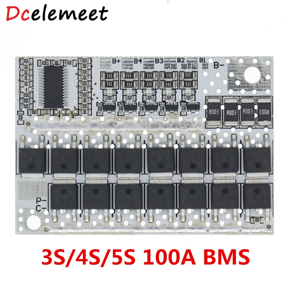 

BMS 3.7V 12V 16.8V 18V 21V 100A Li-ion Lmo Ternary Lithium Battery Protection Circuit Board Li-polymer Balance Charging Board