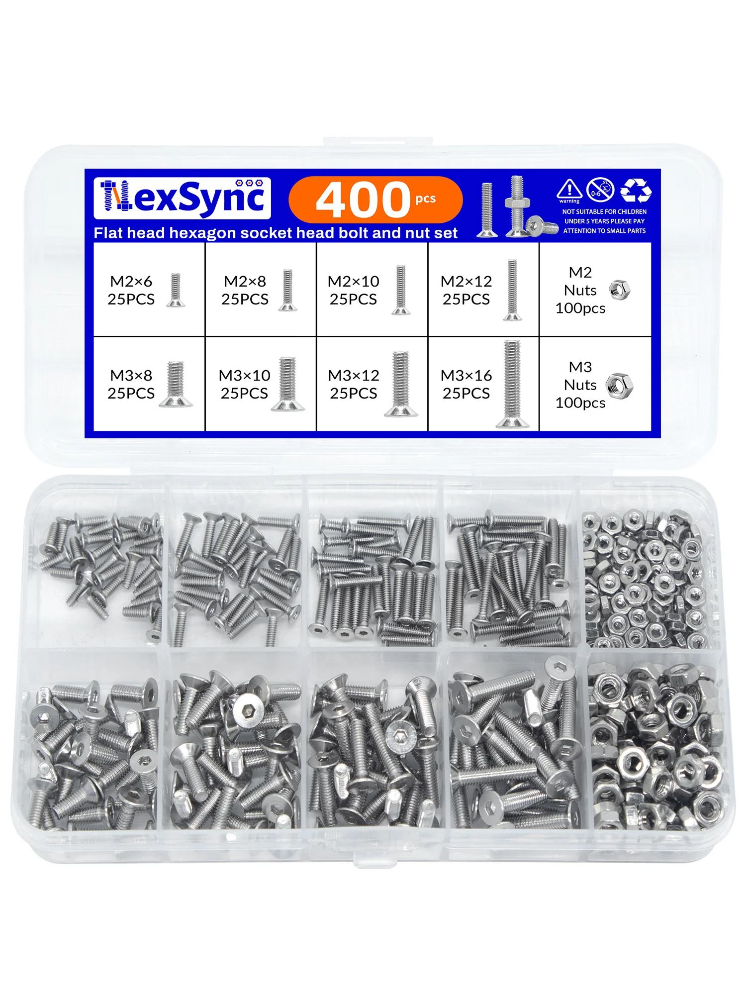 

Набор винтов M2 M3 из нержавеющей стали