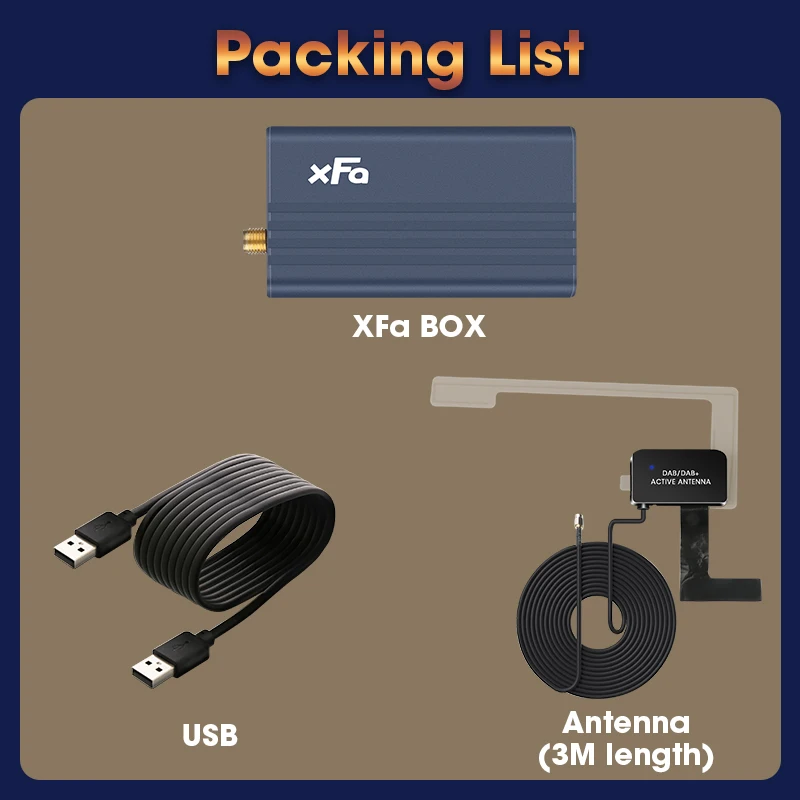 JMCQ DAB + антенна с USB-адаптером Автомобильный цифровой радиоприемник тюнер адаптер