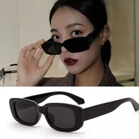 small rectangle sunglasses women oval vintage brand designer square sun glasses for women shades female eyewear anti glare uv400