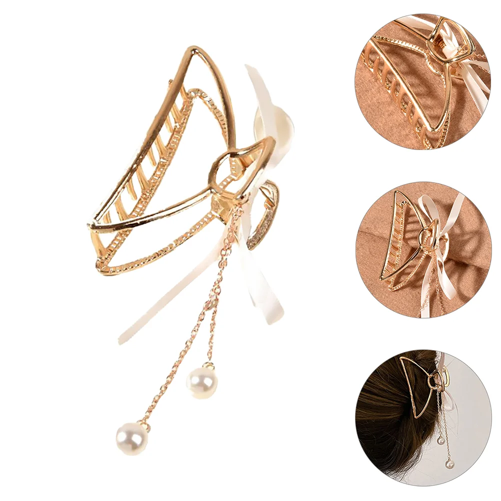 

Hair Clip Jaw Butterfly Tassel Clips Claw Clamps Clamp Nonslip Clasp Grips Catch French Holder Ponytail Thin