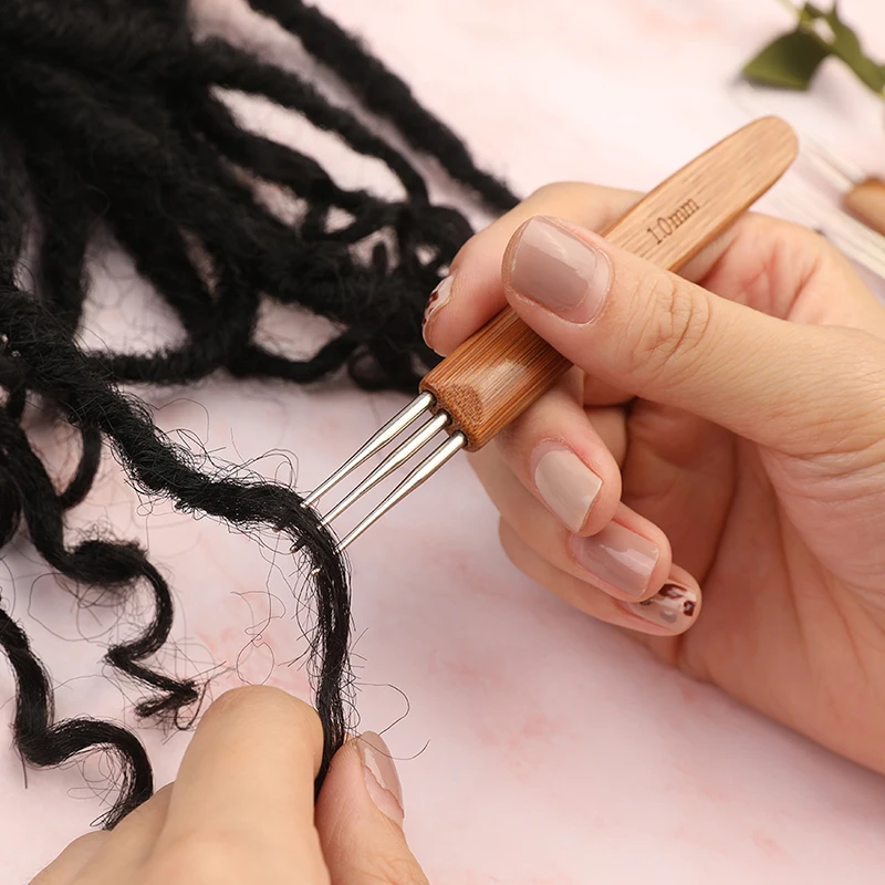 3pcs/set Dreadlock Crochet Hook Tool Braid Hair Dreadlocks Needle Weaving for Craft DIY Braids Tools |